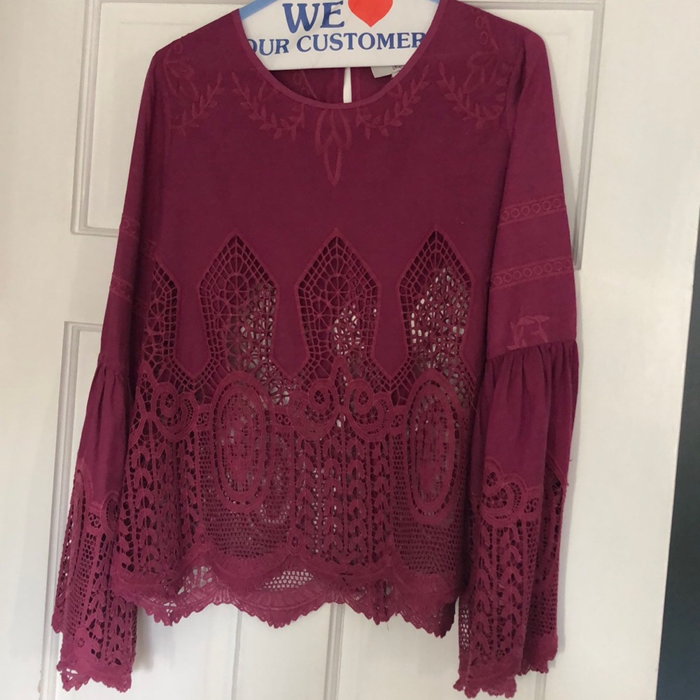 Anthropologie Chloe Oliver Bell Sleeve